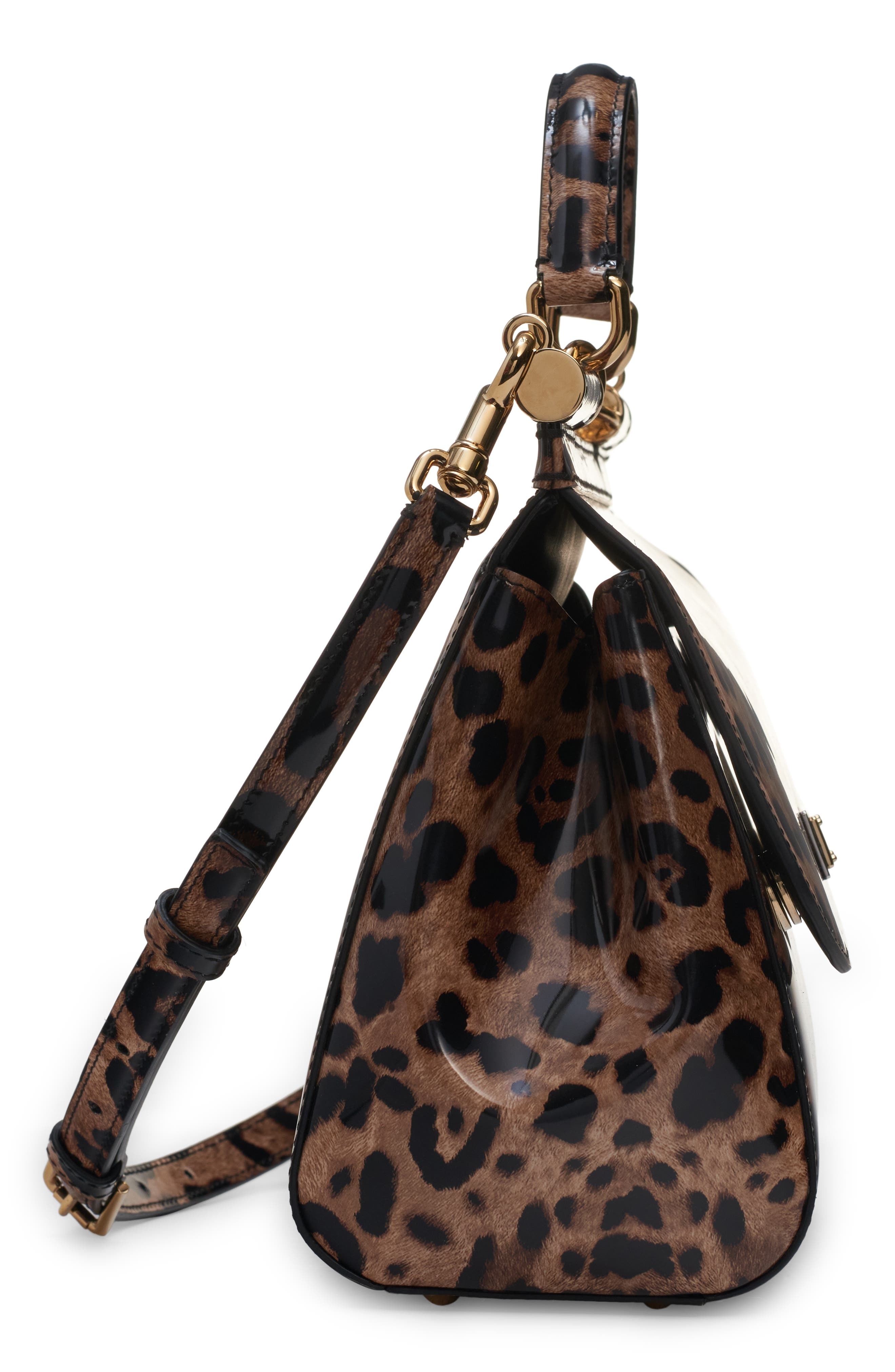 Kim Sicily Leopard Print Handbag - 5