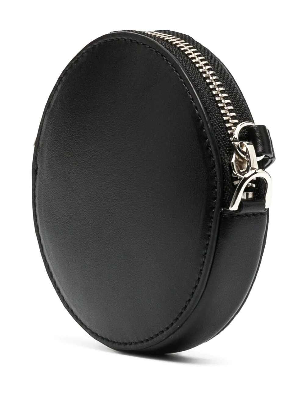 logo-embossed circular mini bag - 3