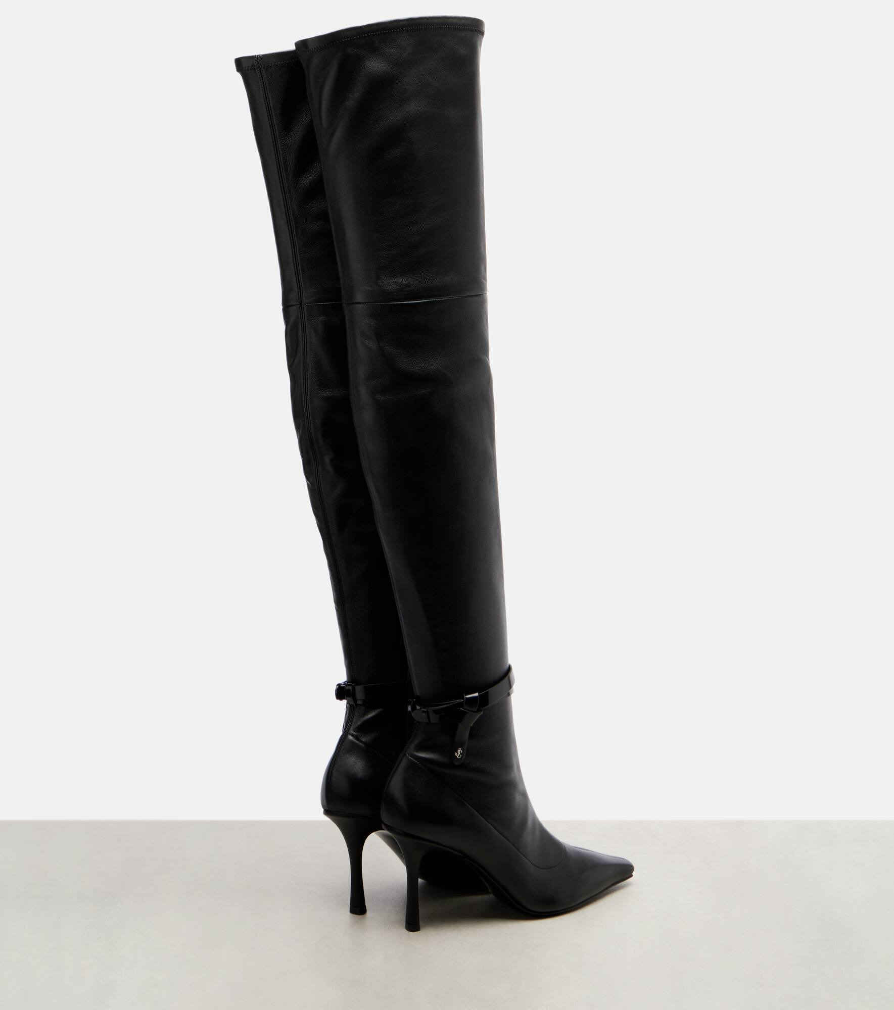 Camie 85 leather over-the-knee boots - 2