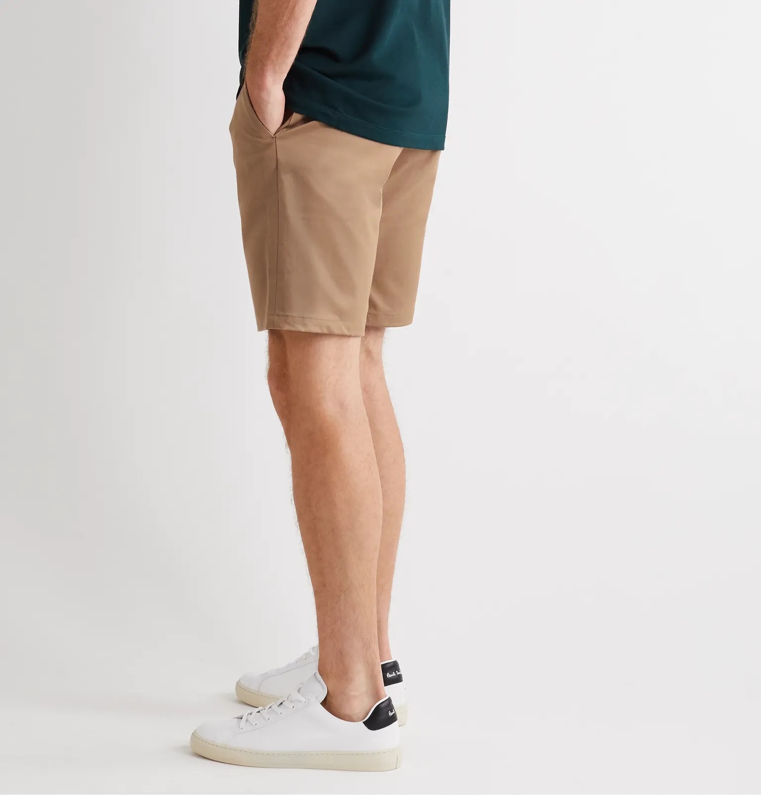 Cotton-Blend Twill Shorts - 4