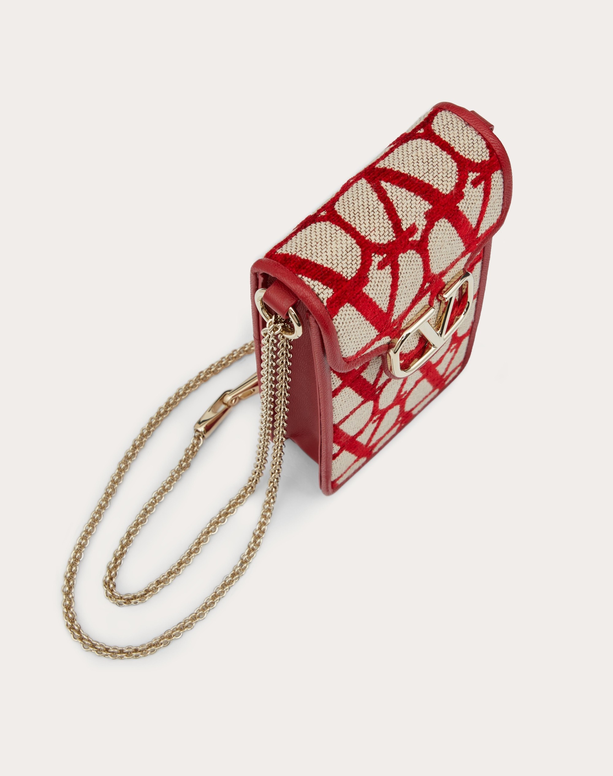 LOCÒ TOILE ICONOGRAPHE PHONE CASE WITH CHAIN - 5