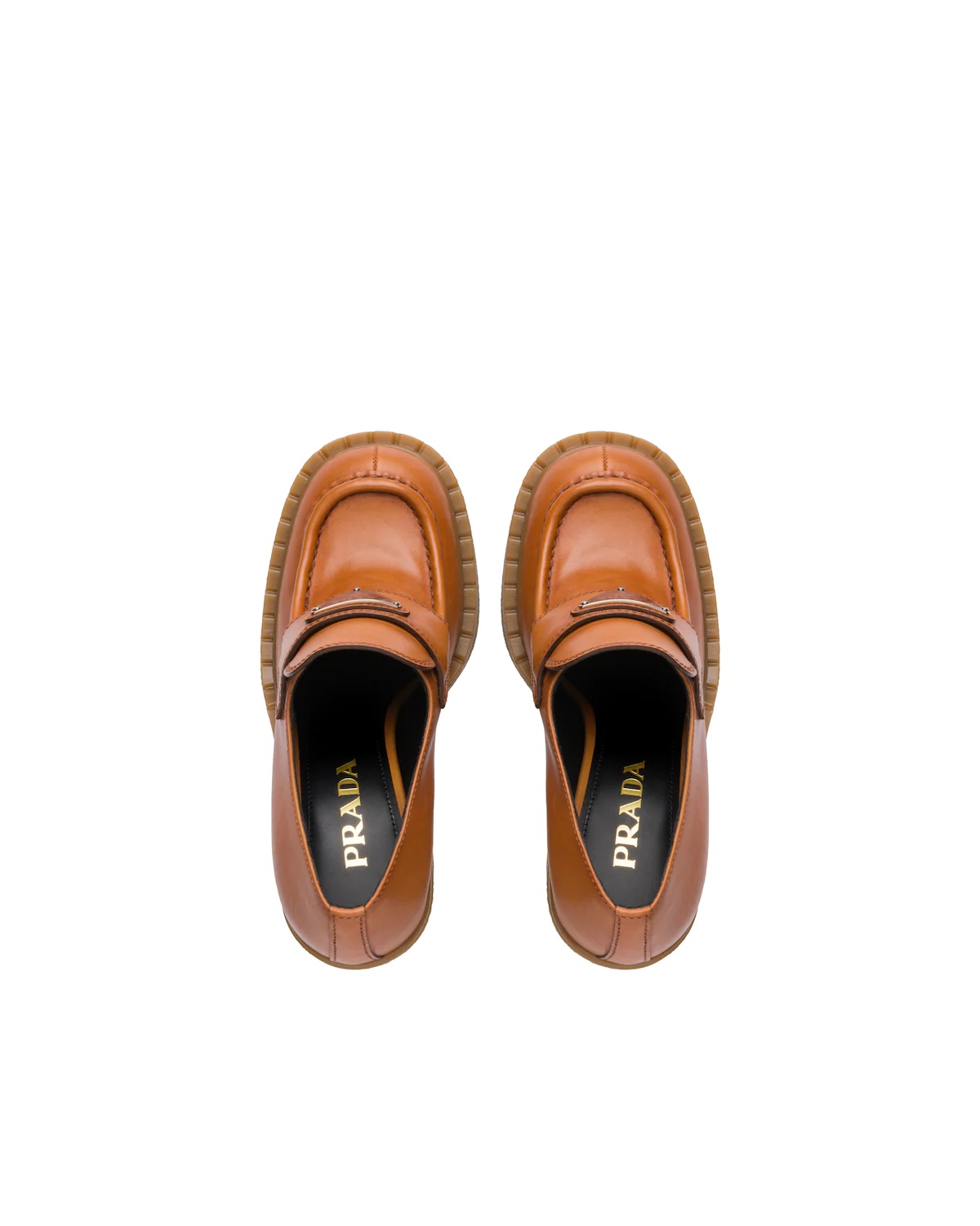 Brushed leather loafers - 2