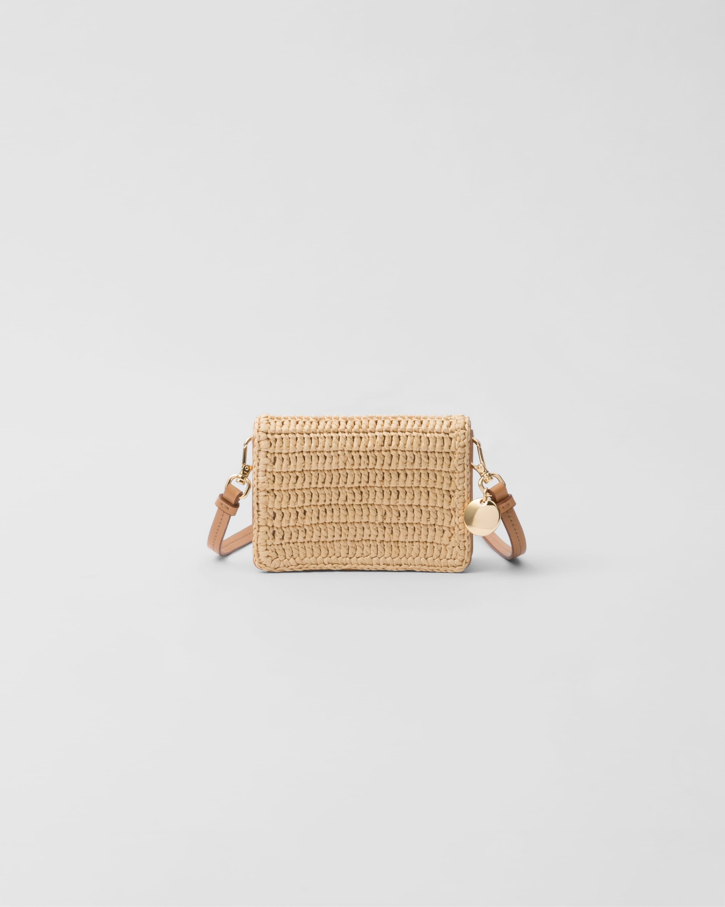 Woven fabric card holder with shoulder strap - 3