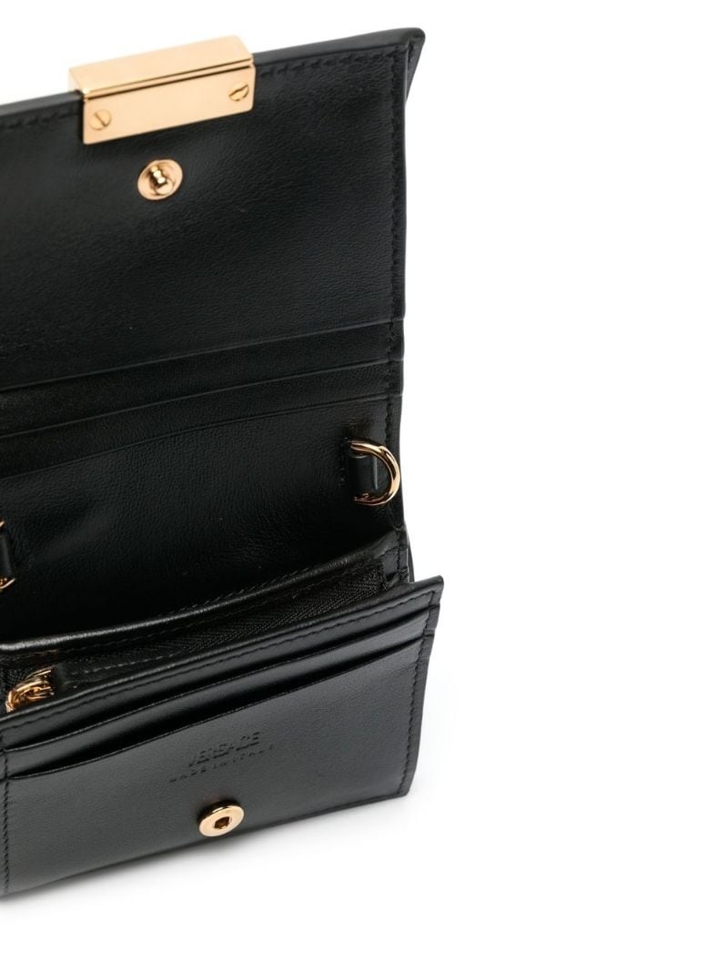 Greca-plaque detail crossbody bag - 5