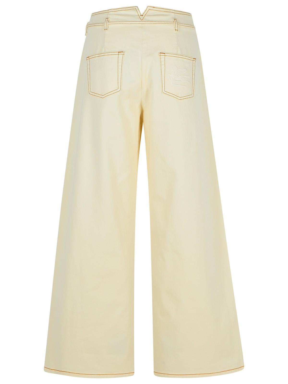 Etro Cream Denim Jeans Women - 3