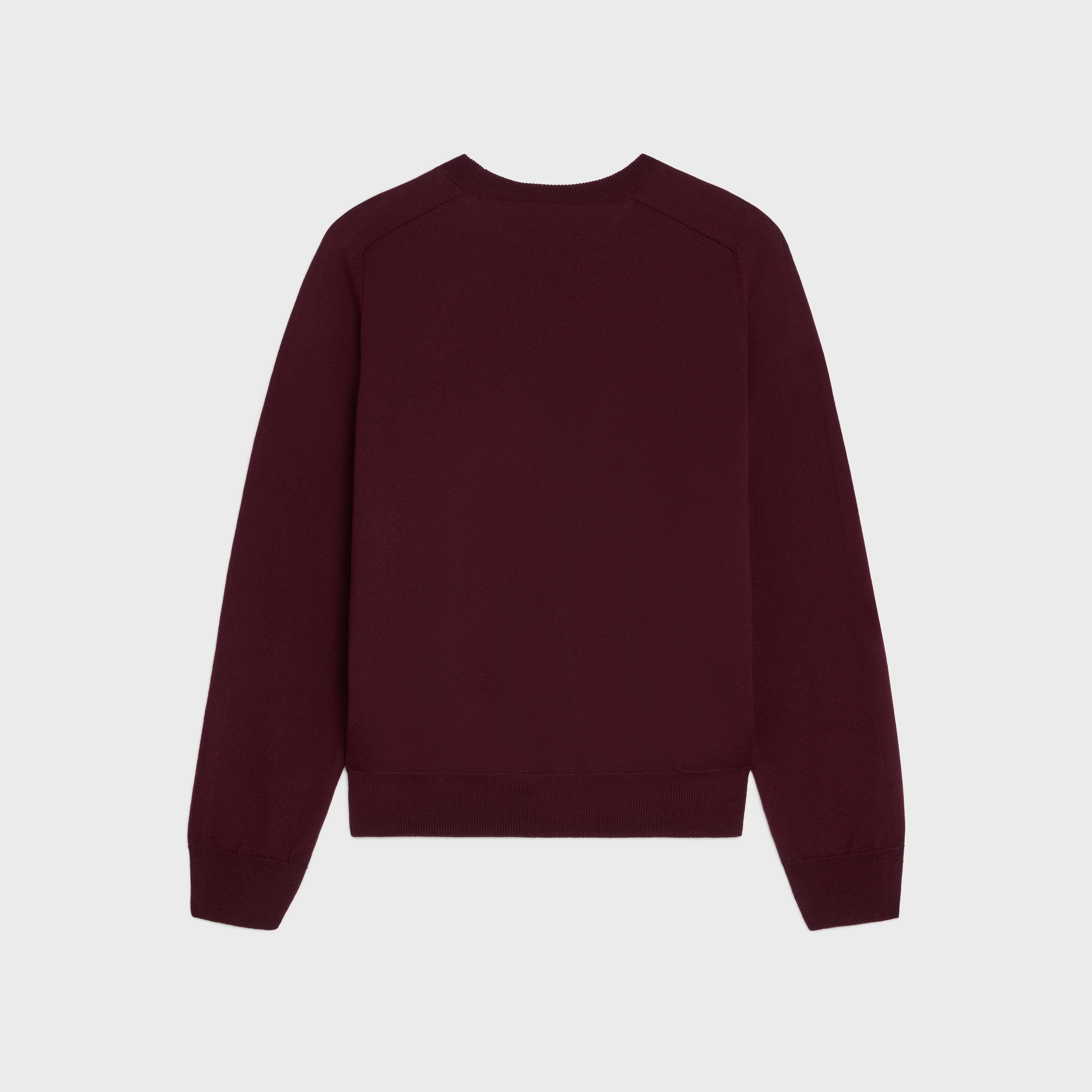 triomphe crew neck sweater in wool - 2