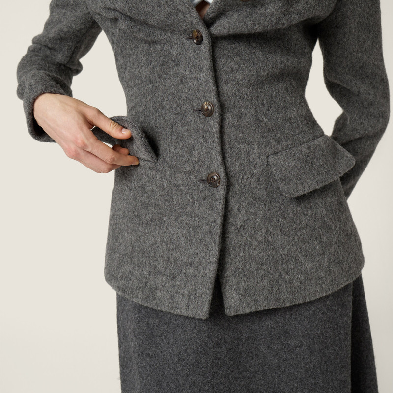 Light Shetland wool jacket 5