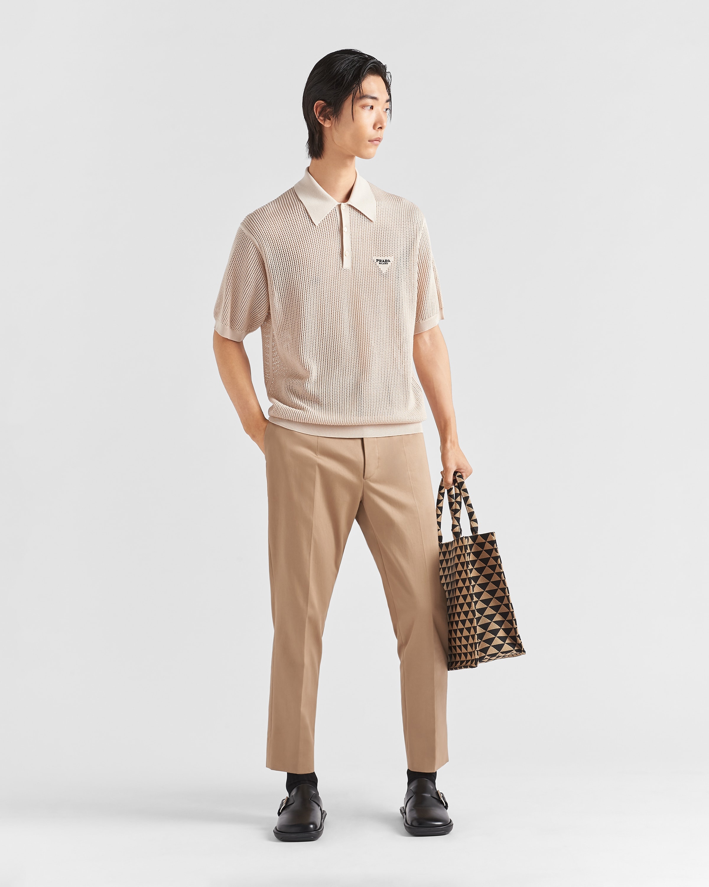 Cotton gabardine pants - 2