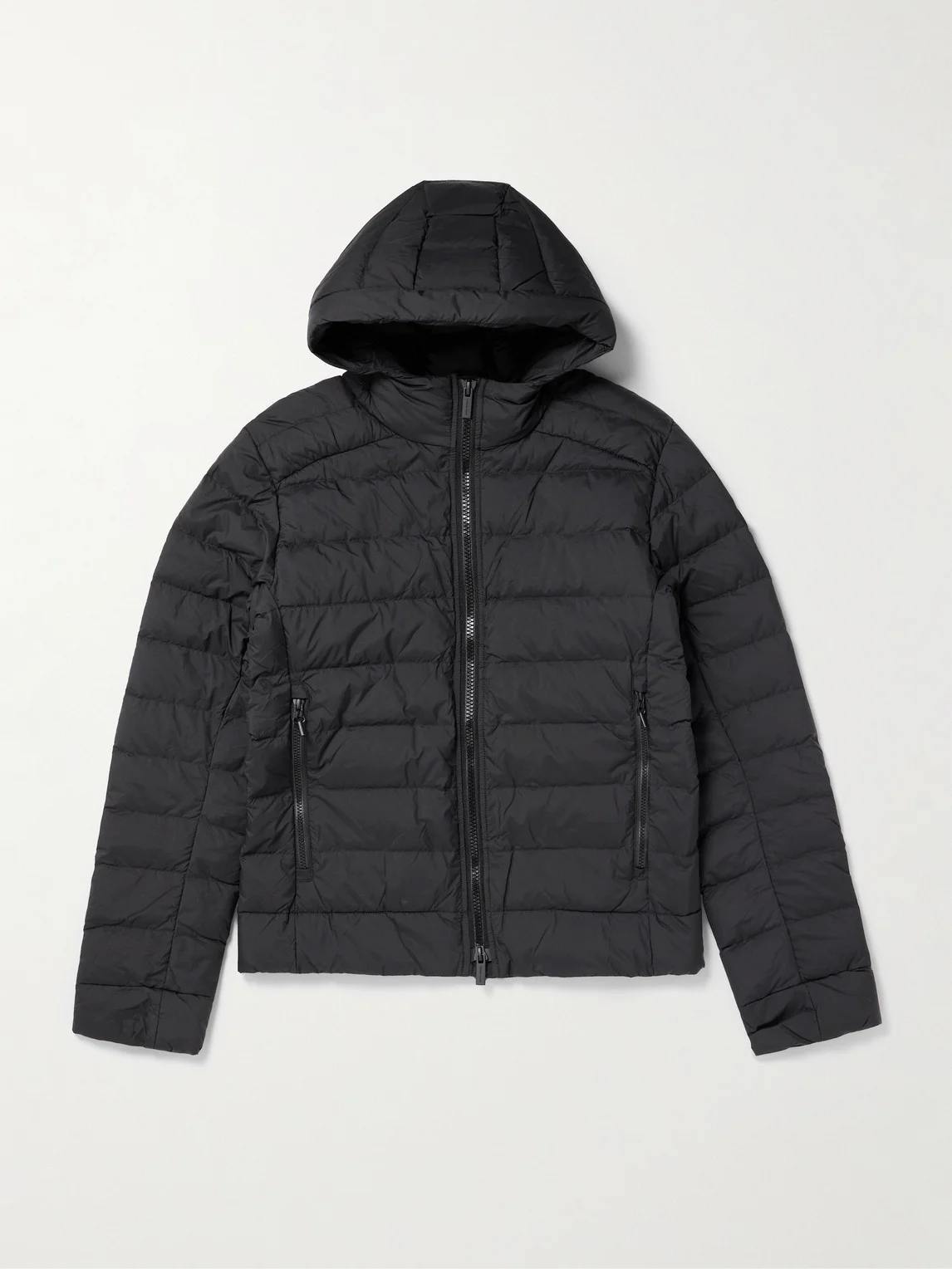 Crofton Logo-Appliquéd Quilted Enduraluxe® Hooded Down Jacket - 1