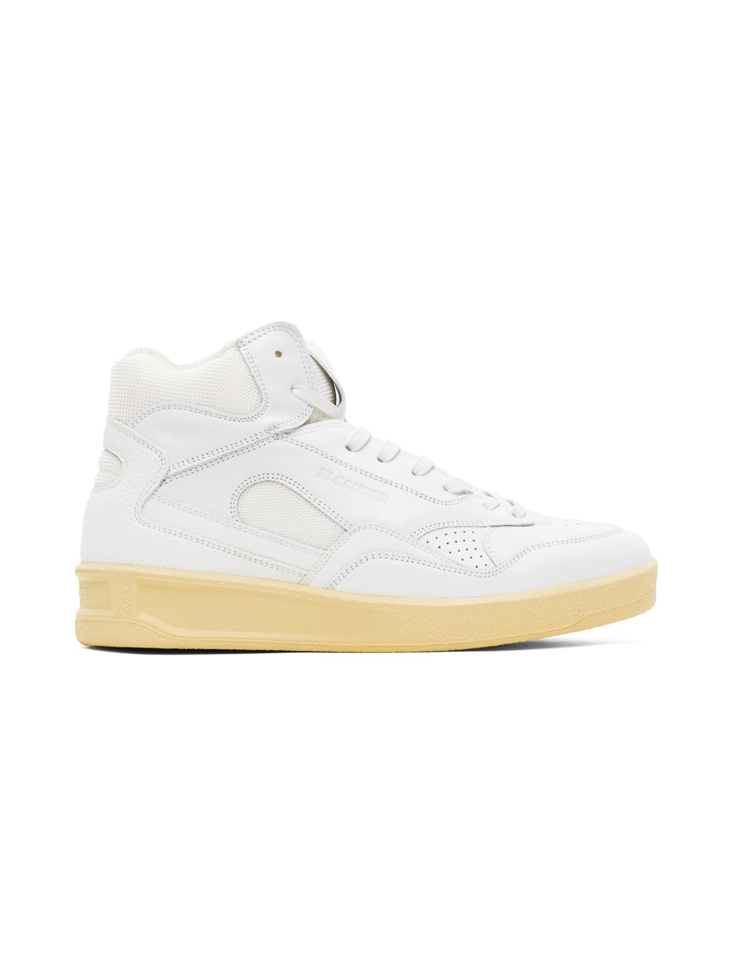 White High-Top Sneakers - 1