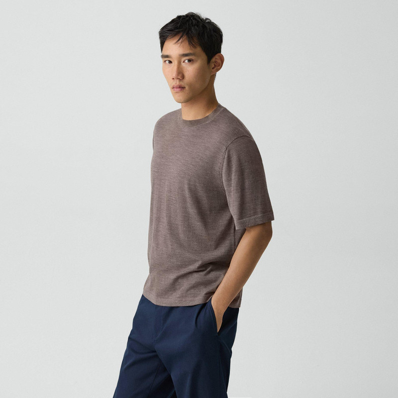 Relaxed Sweater Tee in Regal Wool 3