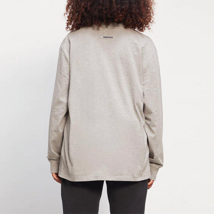 Fear of God Essentials FW20 Long Sleeve Tee 'Oatmeal' 0125250500233260 - 4