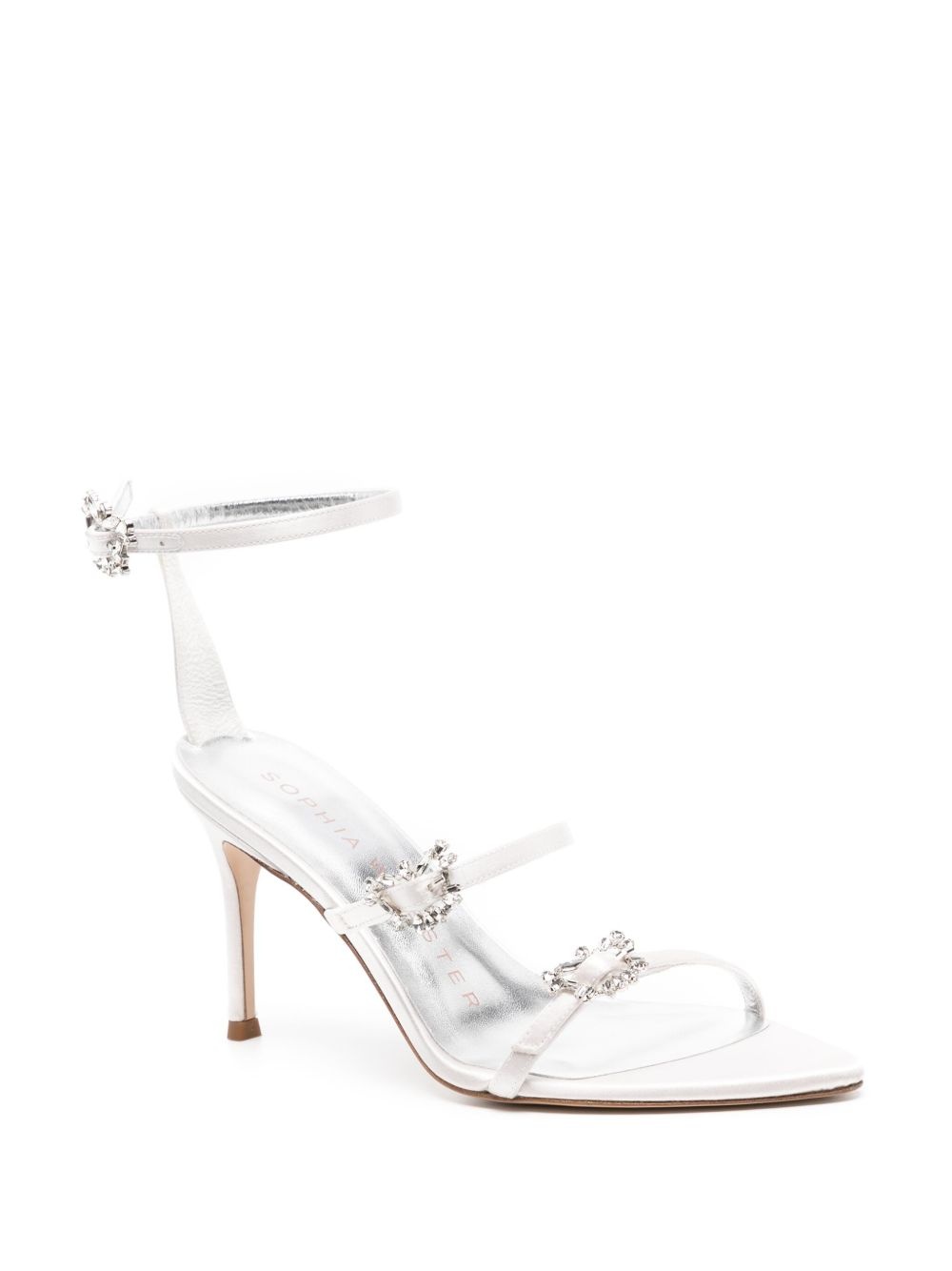 Grace 80mm crystal-embellished sandals - 2