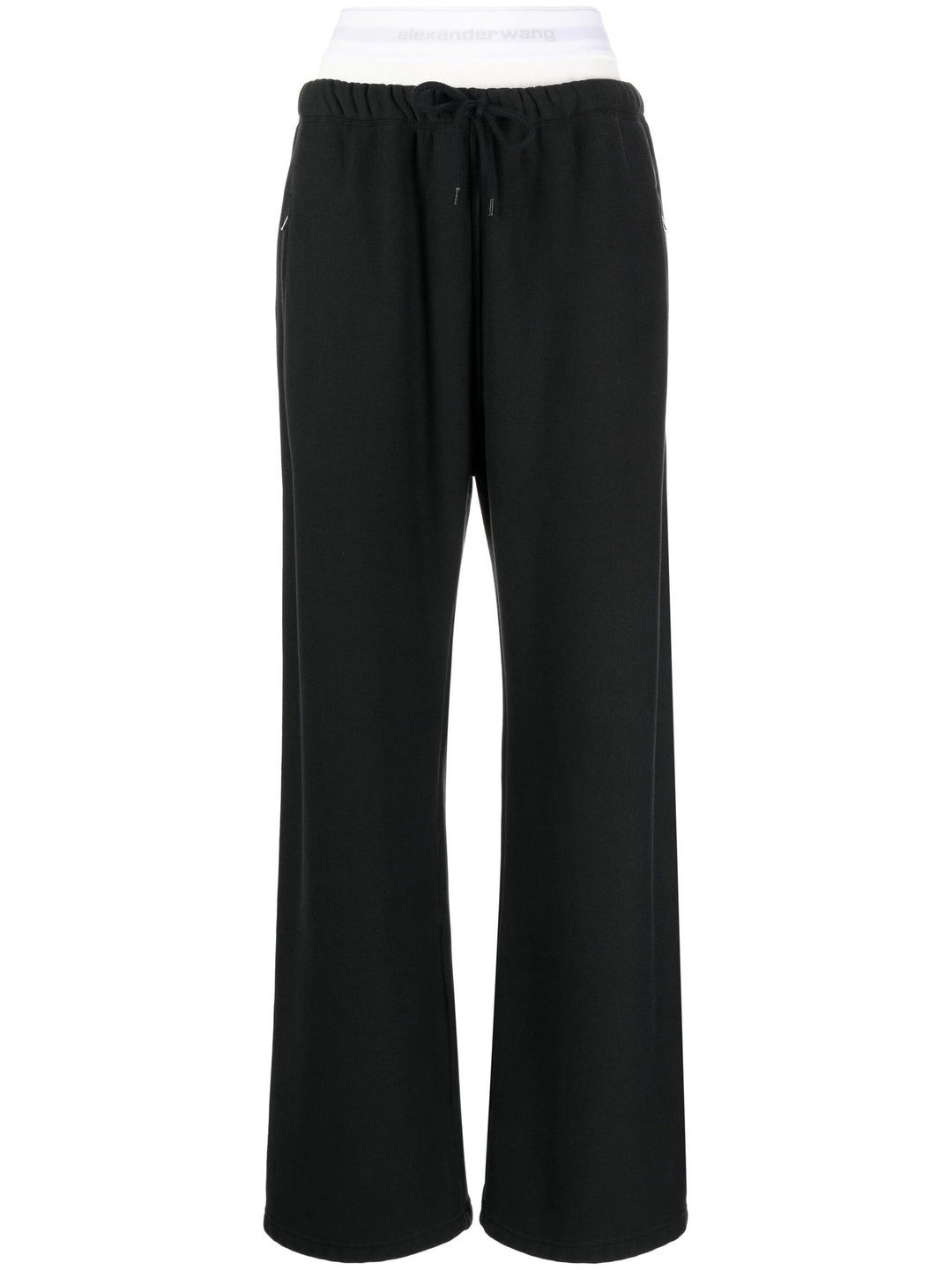 Wide Leg Sweatpants With Pre-Styled Detachable Logo Brief - 1