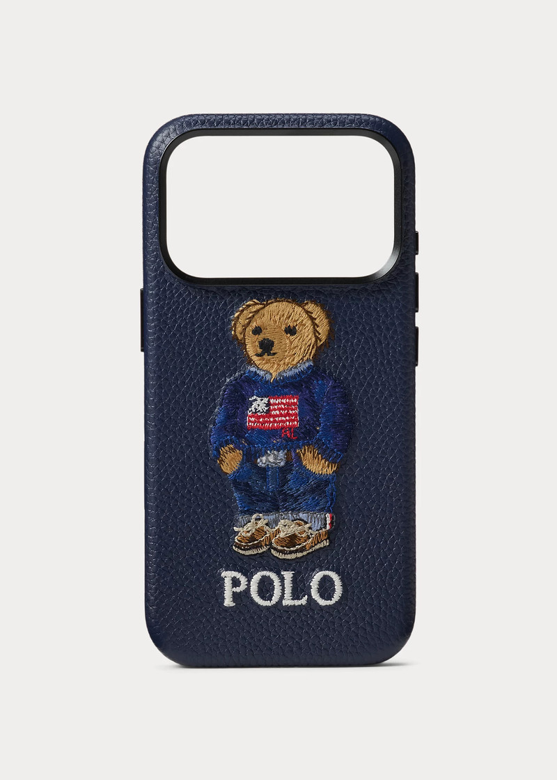 Polo Bear Leather iPhone 17 Pro Case 1