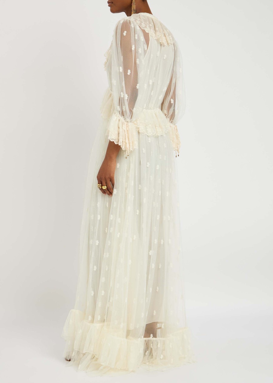 Chloe Ruffled Tulle Gown - 3