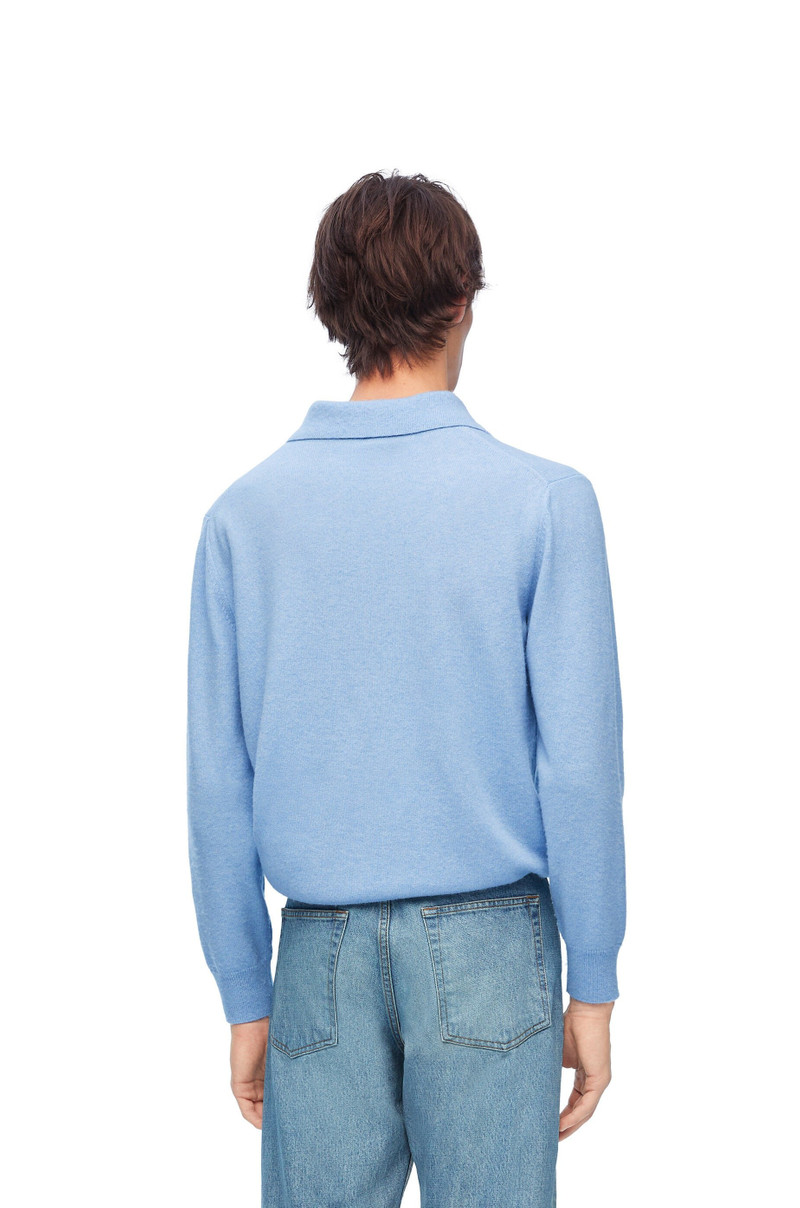 Polo sweater in cashmere 4