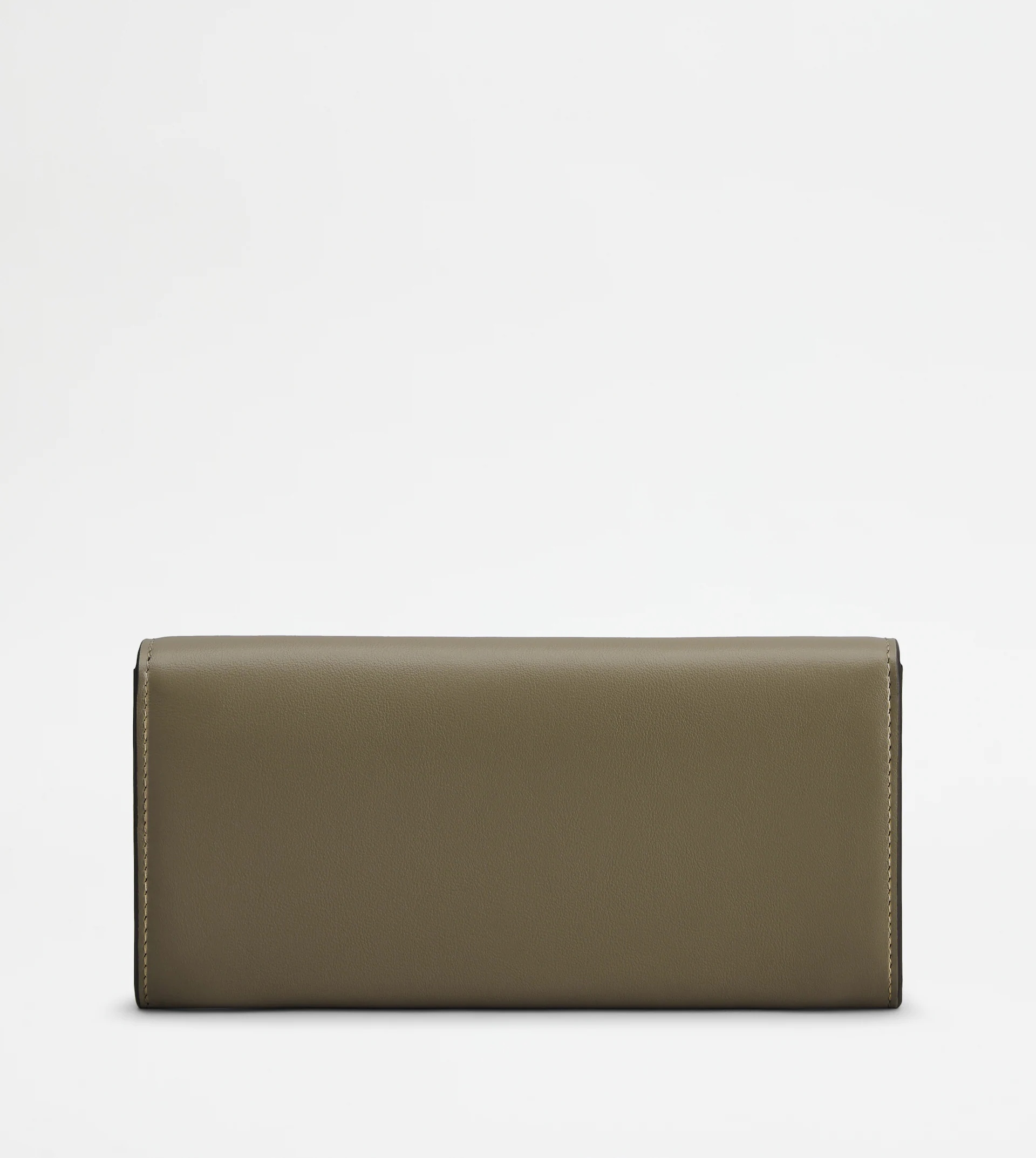 T TIMELESS WALLET IN LEATHER - GREY - 3