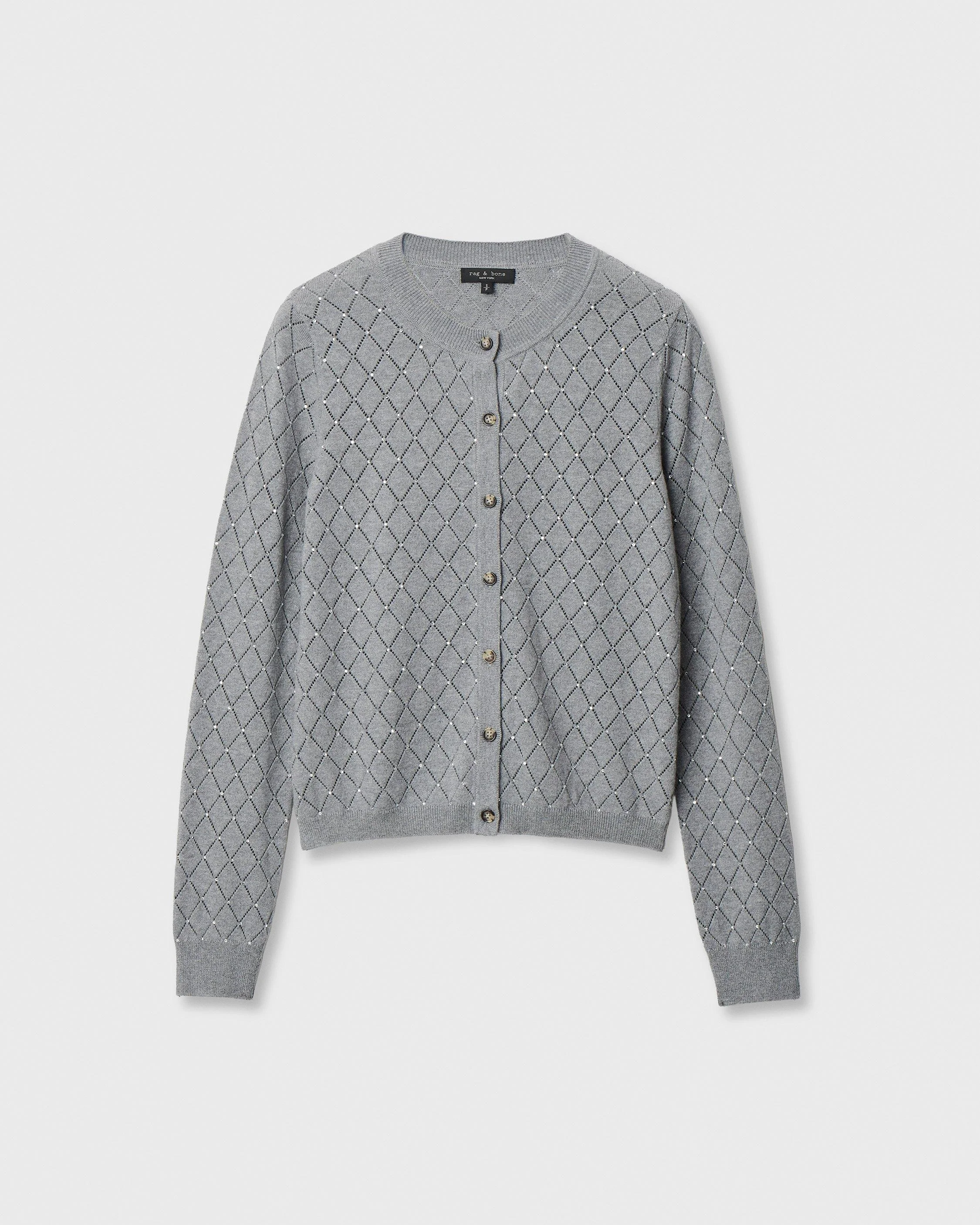 Archie Crystal-Embellished Cardigan - 1
