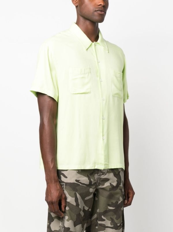 STUSSY Men Contrast Pick Stitched Shirt - 1