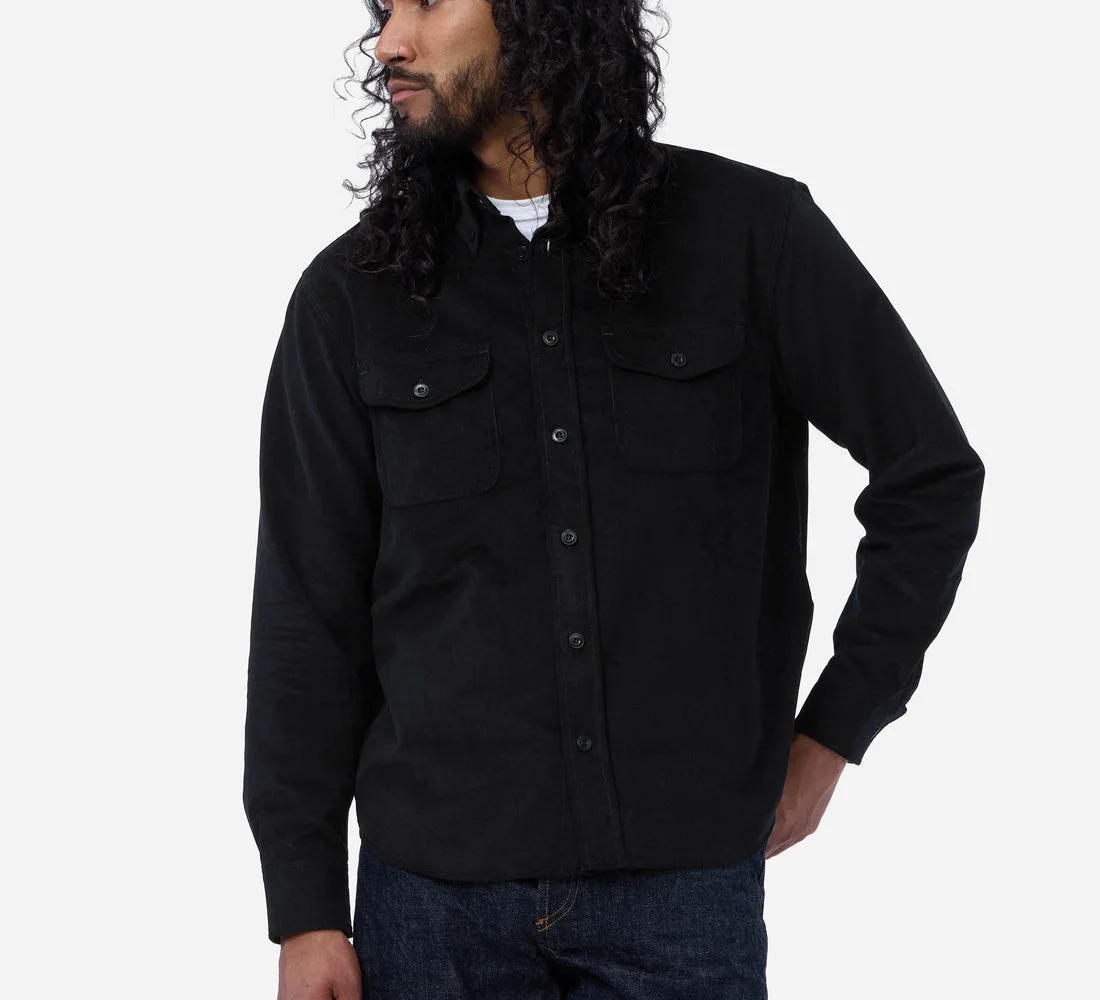 Studio Shirt ~ Black Corduroy - 1