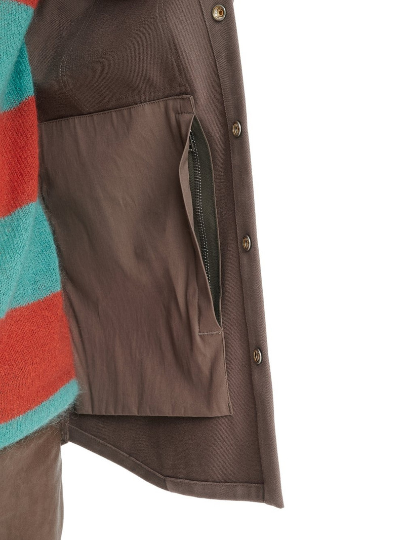 Gray Press-Stud Shirt 7