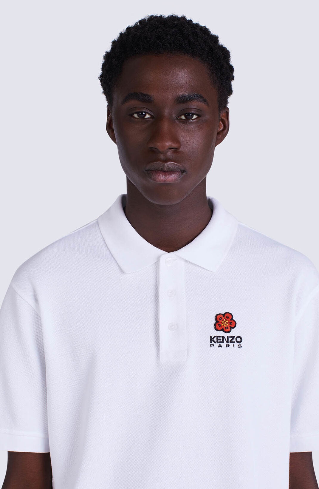 'BOKE FLOWER' crest polo shirt - 7