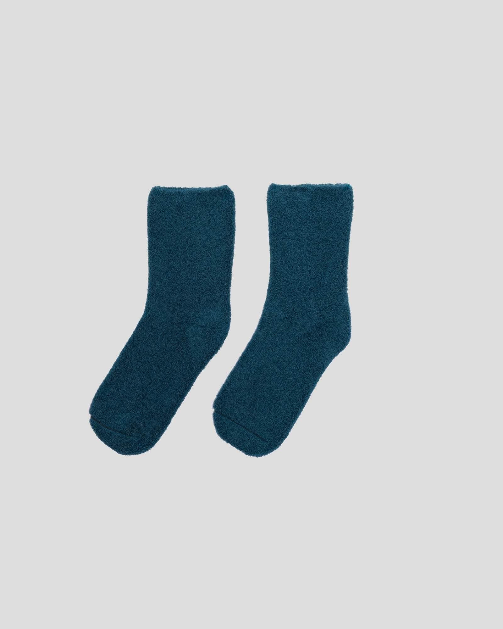 Buckle Overankle Socks - Textured Organic Cotton - 1