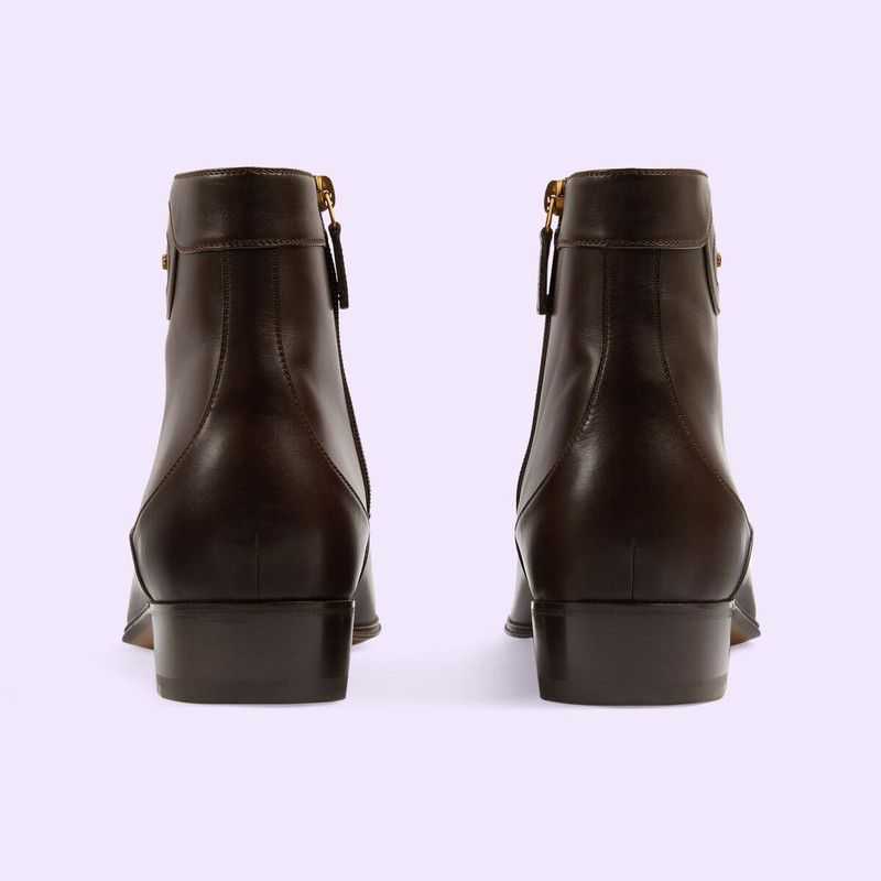GUCCI Men's ankle boot with Double G detail outlook