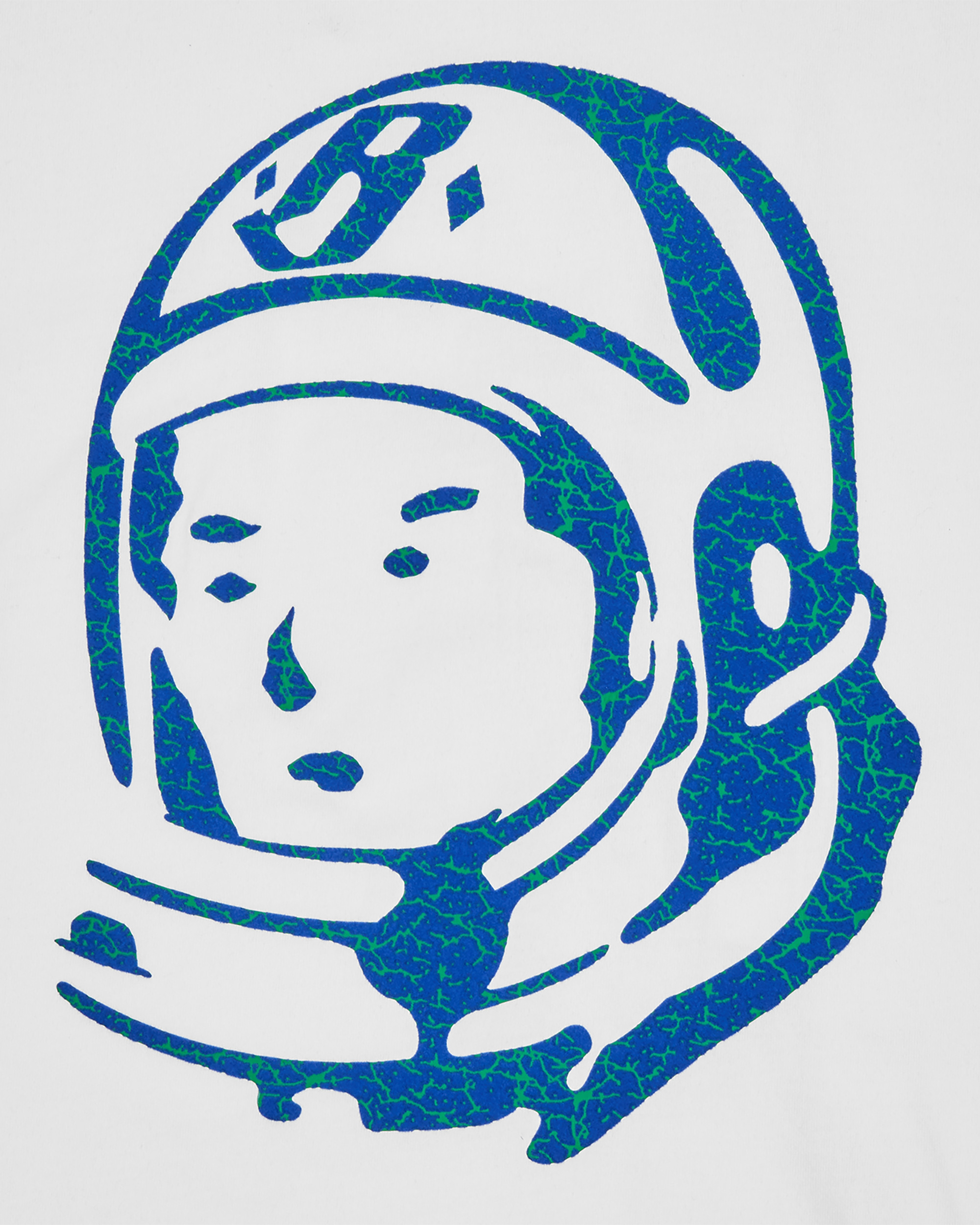 CRACKED FLOCK PRINT ASTRO T-SHIRT - 3