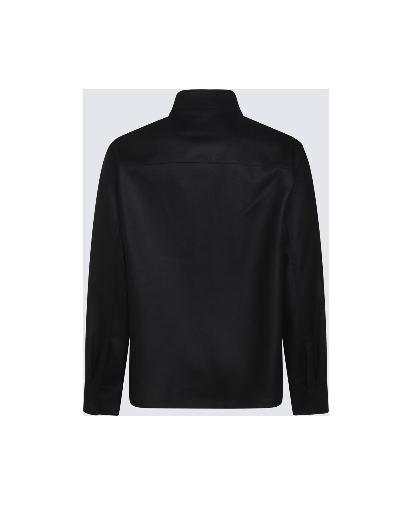 Black Wool Shirt - 2