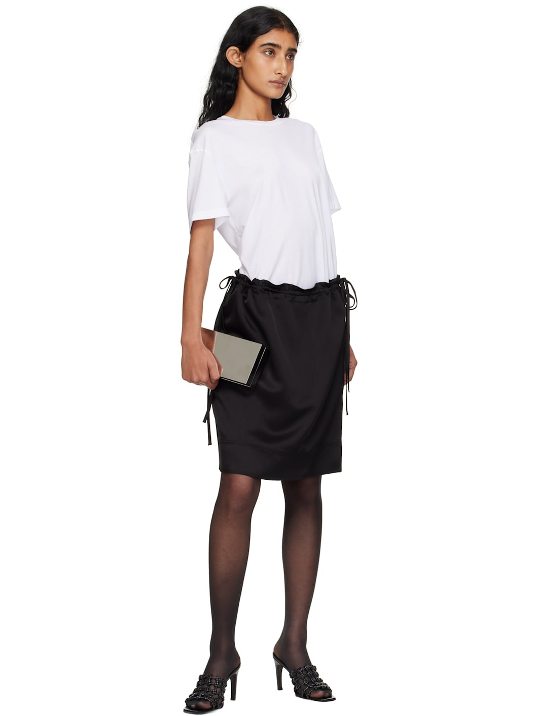 Silver Metal Clutch - 4