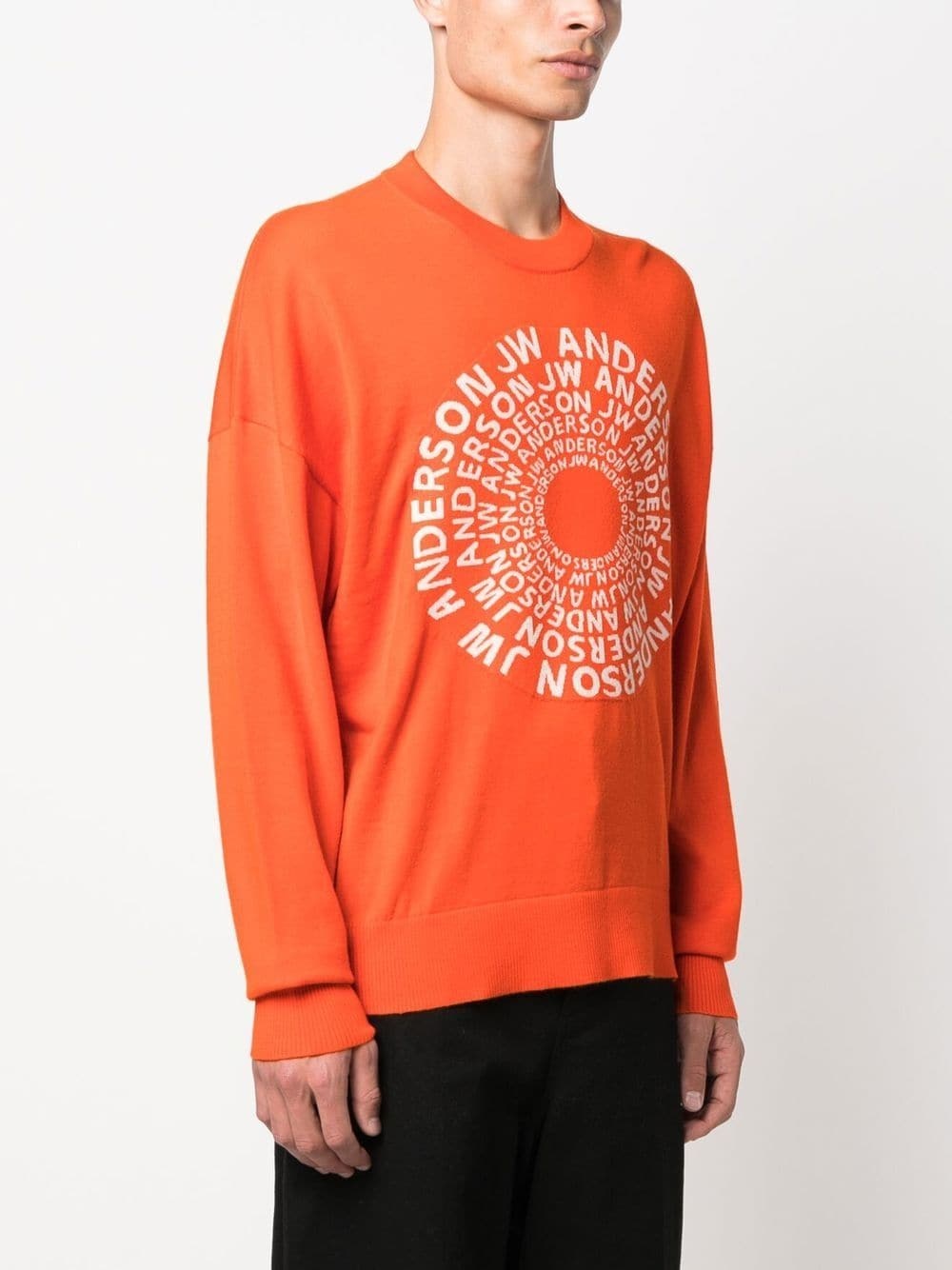 Swirl logo crew neck jumper - 3