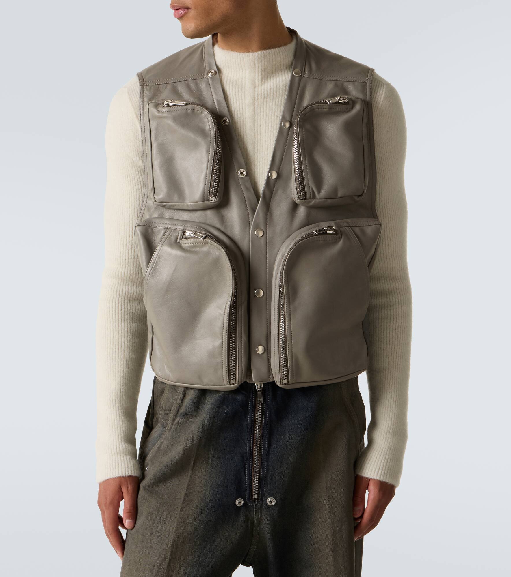 Leather vest - 3