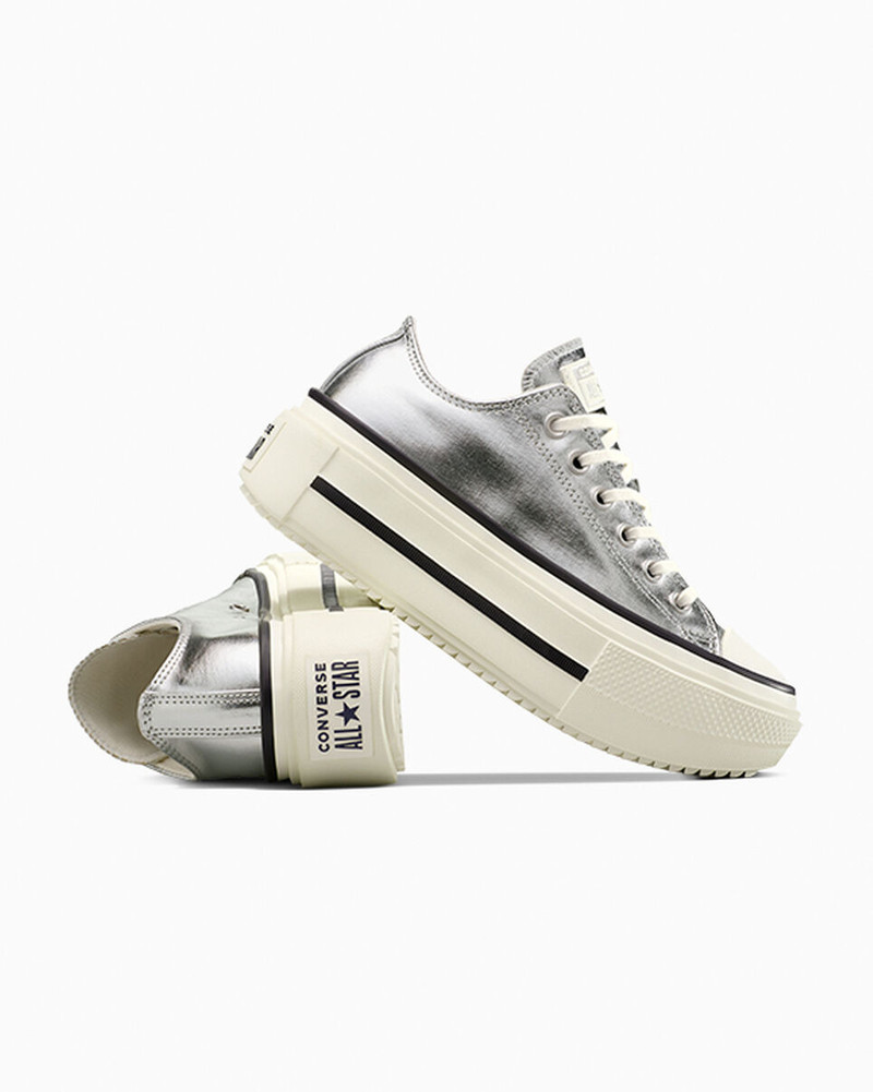 Chuck Taylor All Star Lift Double Stack Platform Metallic 7