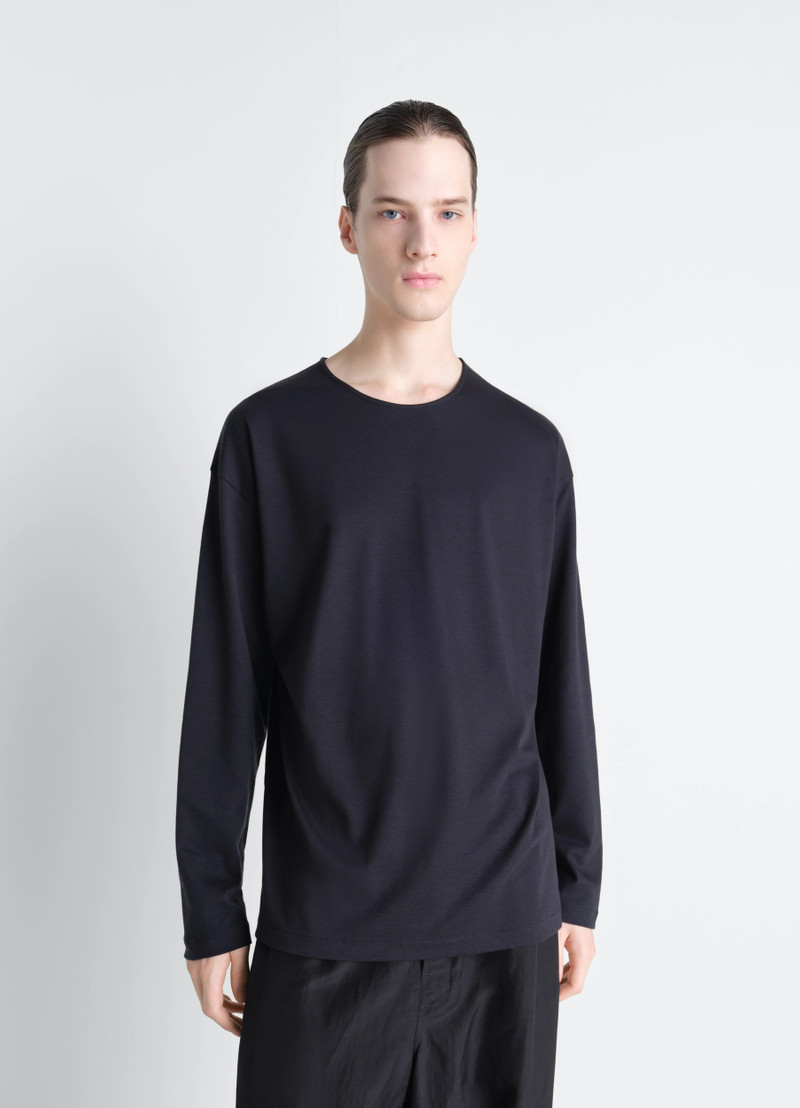 Lemaire LONG-SLEEVED T-SHIRT IN COTTON SILK INTERLOCK outlook