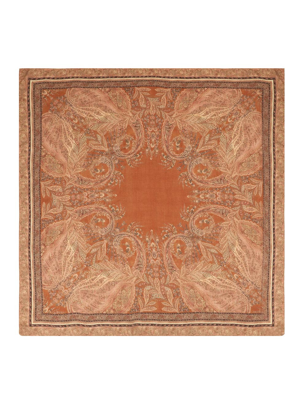 PRINTED WOOL SHAWL - 3