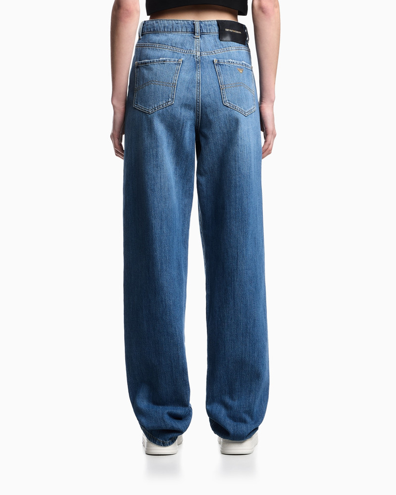 J4B MID/HIGH-RISE STRAIGHT-LEG, DENIM JEANS 3