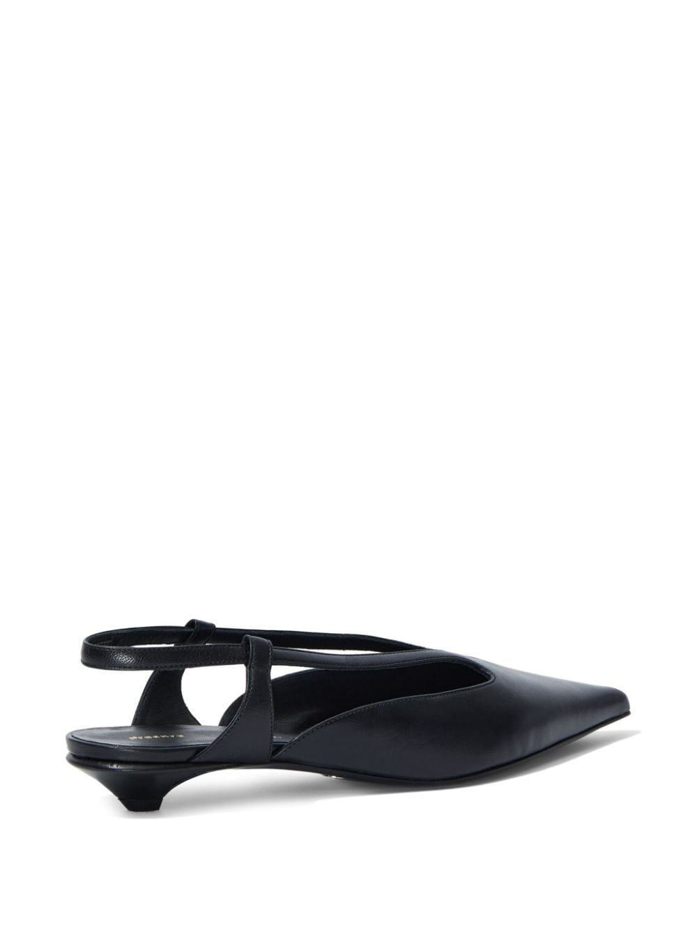 slingback leather pumps - 3