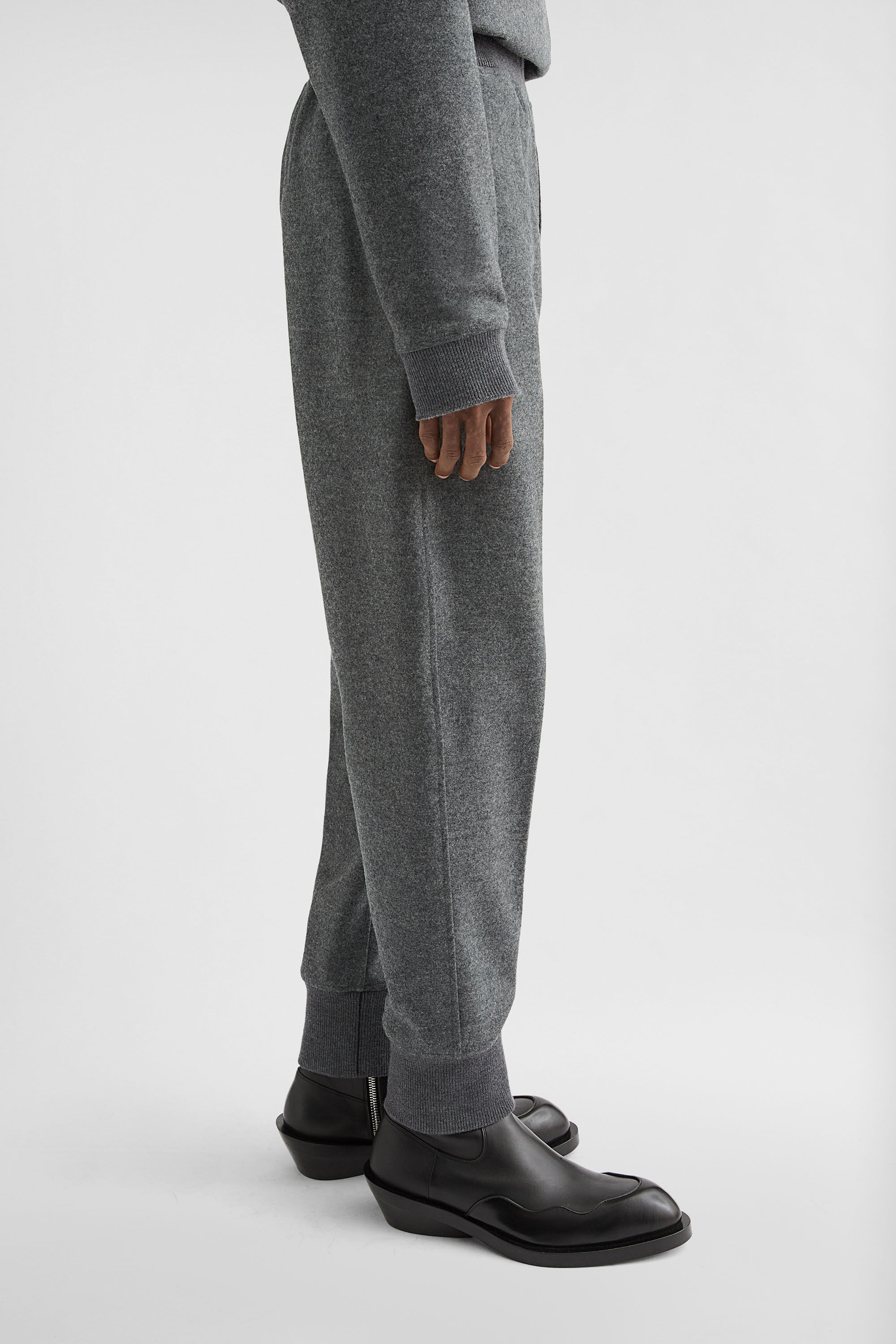 Wool Melton Sweatpants - 5