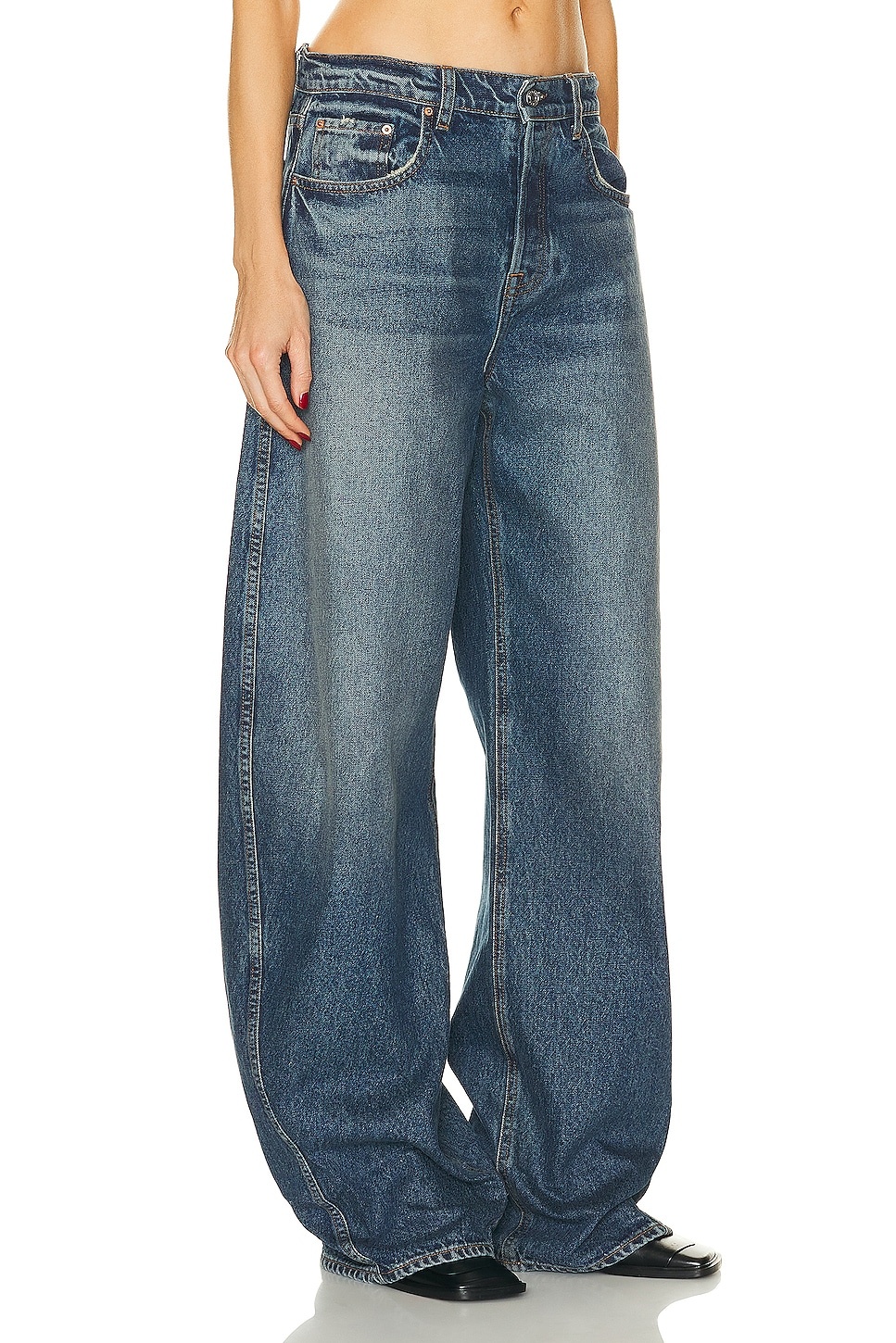 Paola Barrel Leg Jean - 2