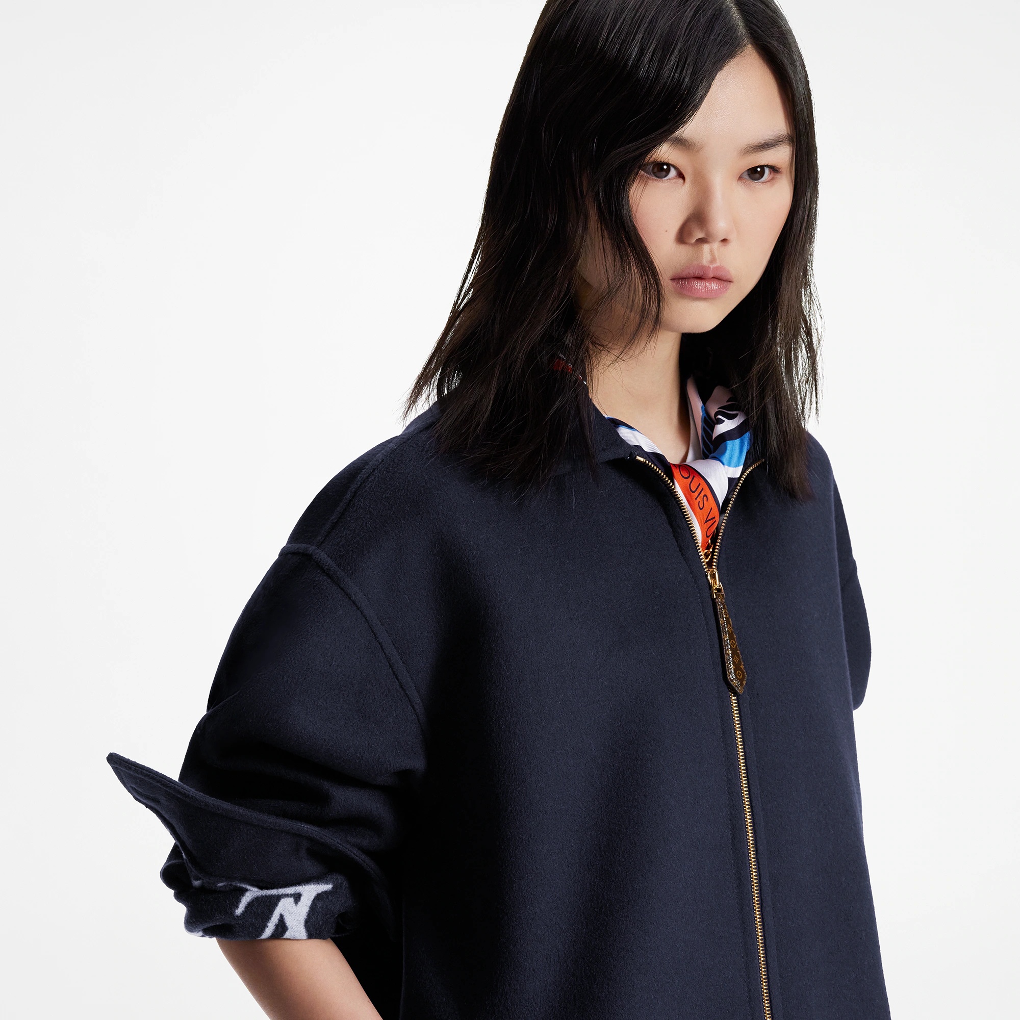 Double Face Zip-Up Jacket - 2