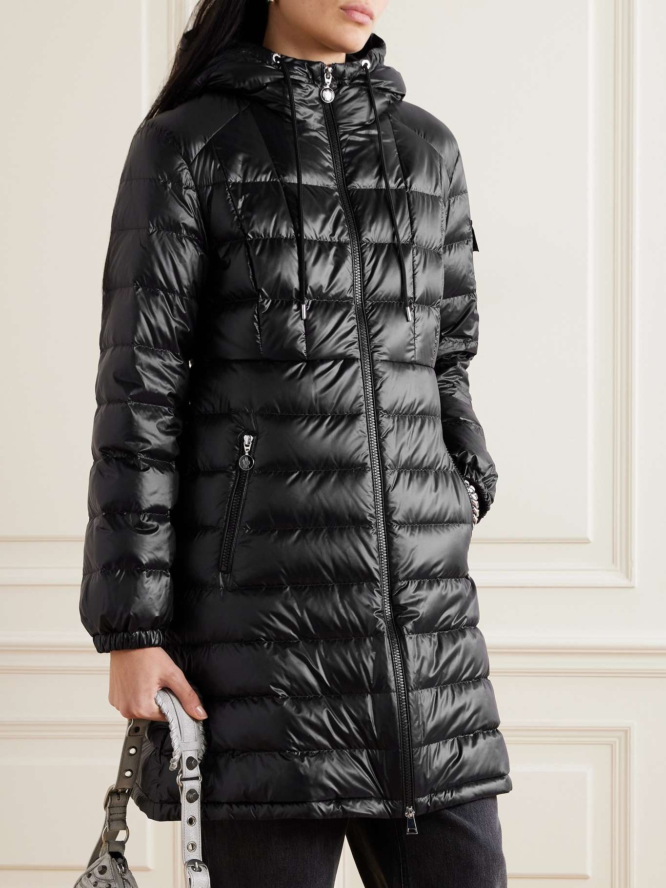 Amintore quilted shell hooded down parka - 3