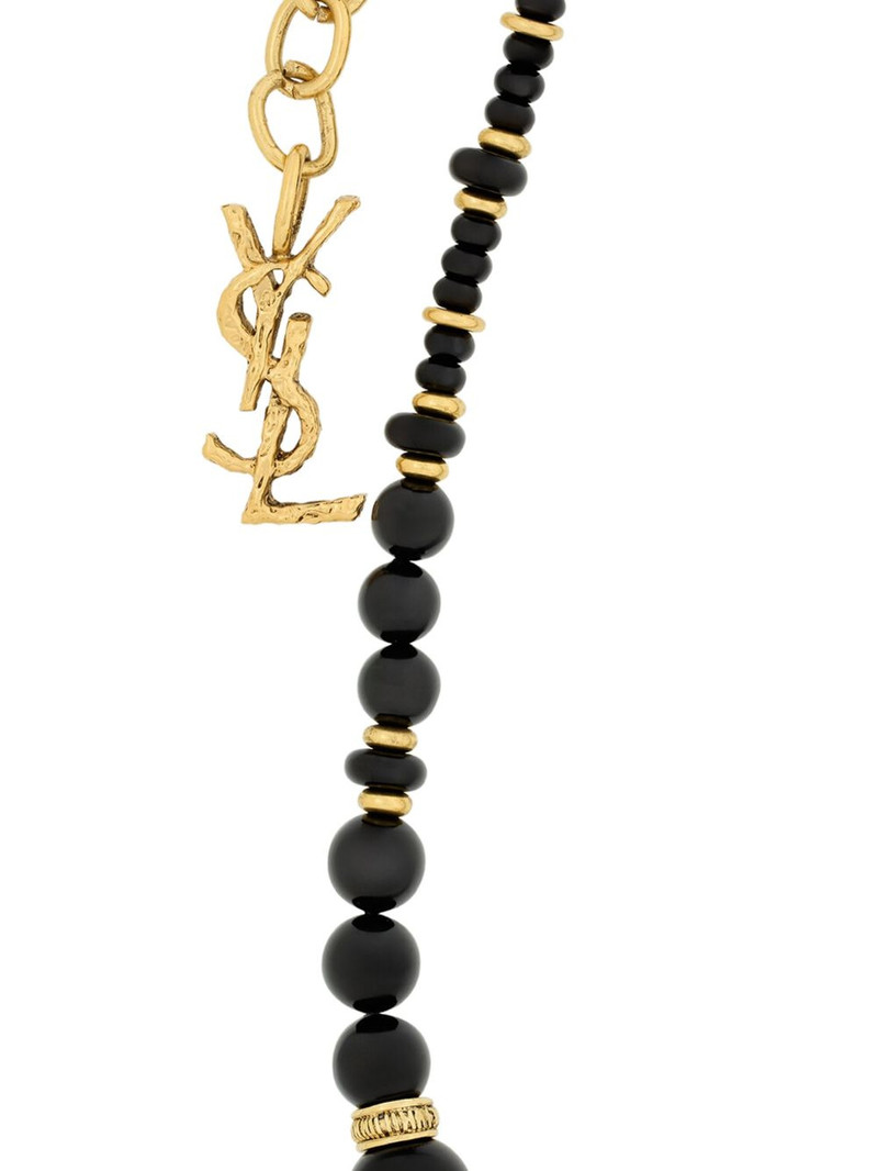 SAINT LAURENT Loulou beaded necklace outlook