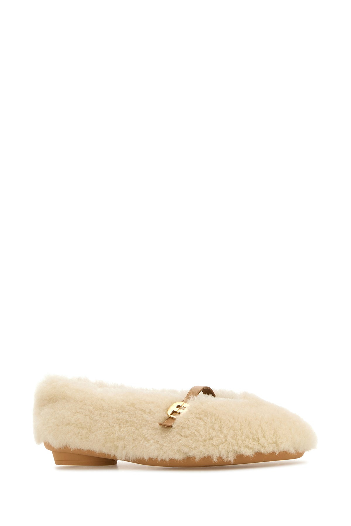 Ivory shearling Noella ballerinas - 2