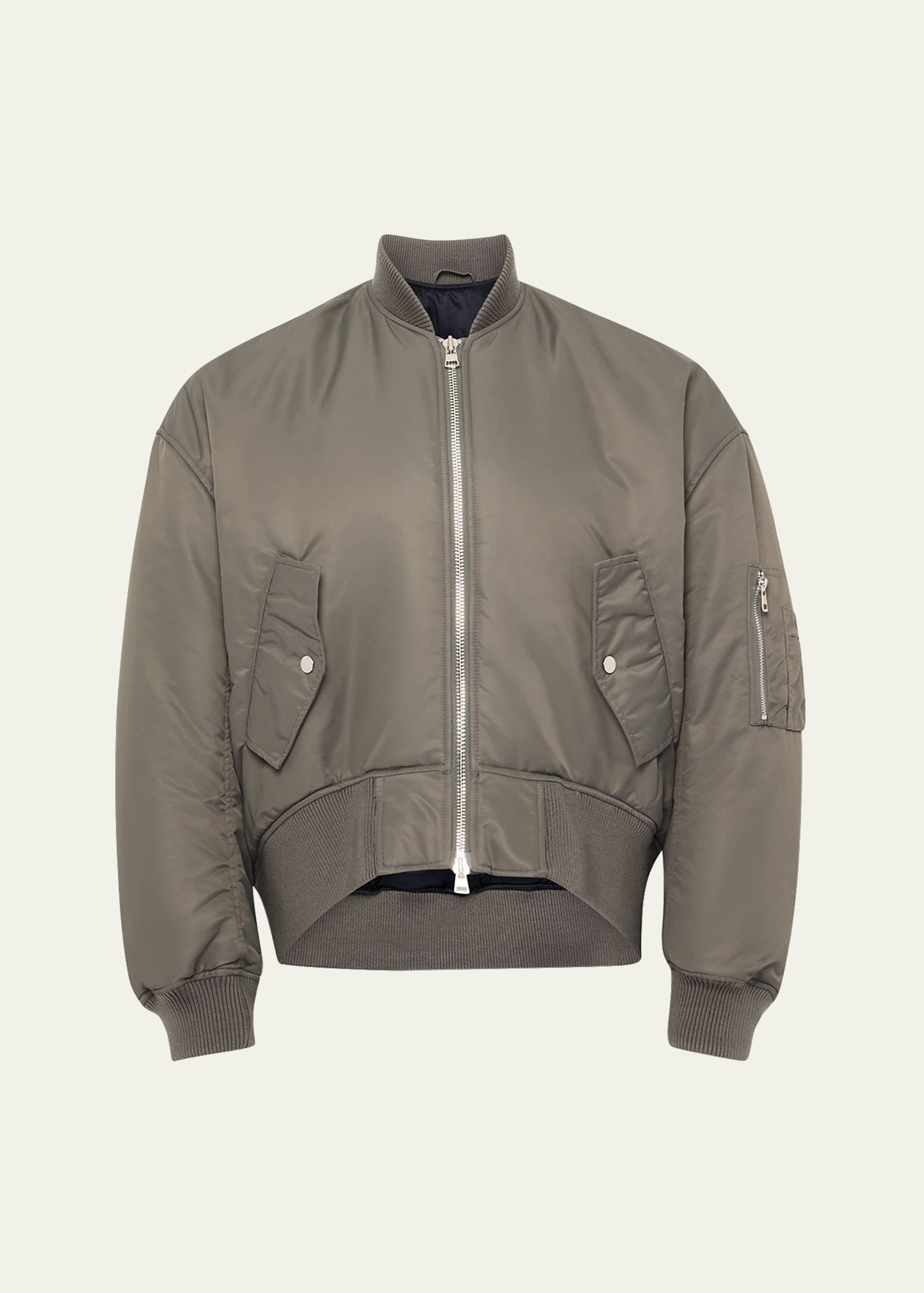 Men's Oversized Bomber Jacket - 1