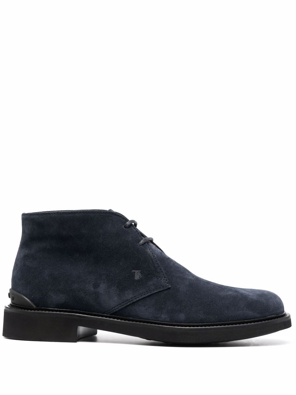 lace-up suede boots - 1