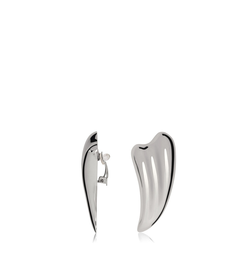 TOM FORD SILVER BRASS LIZA EARRINGS outlook