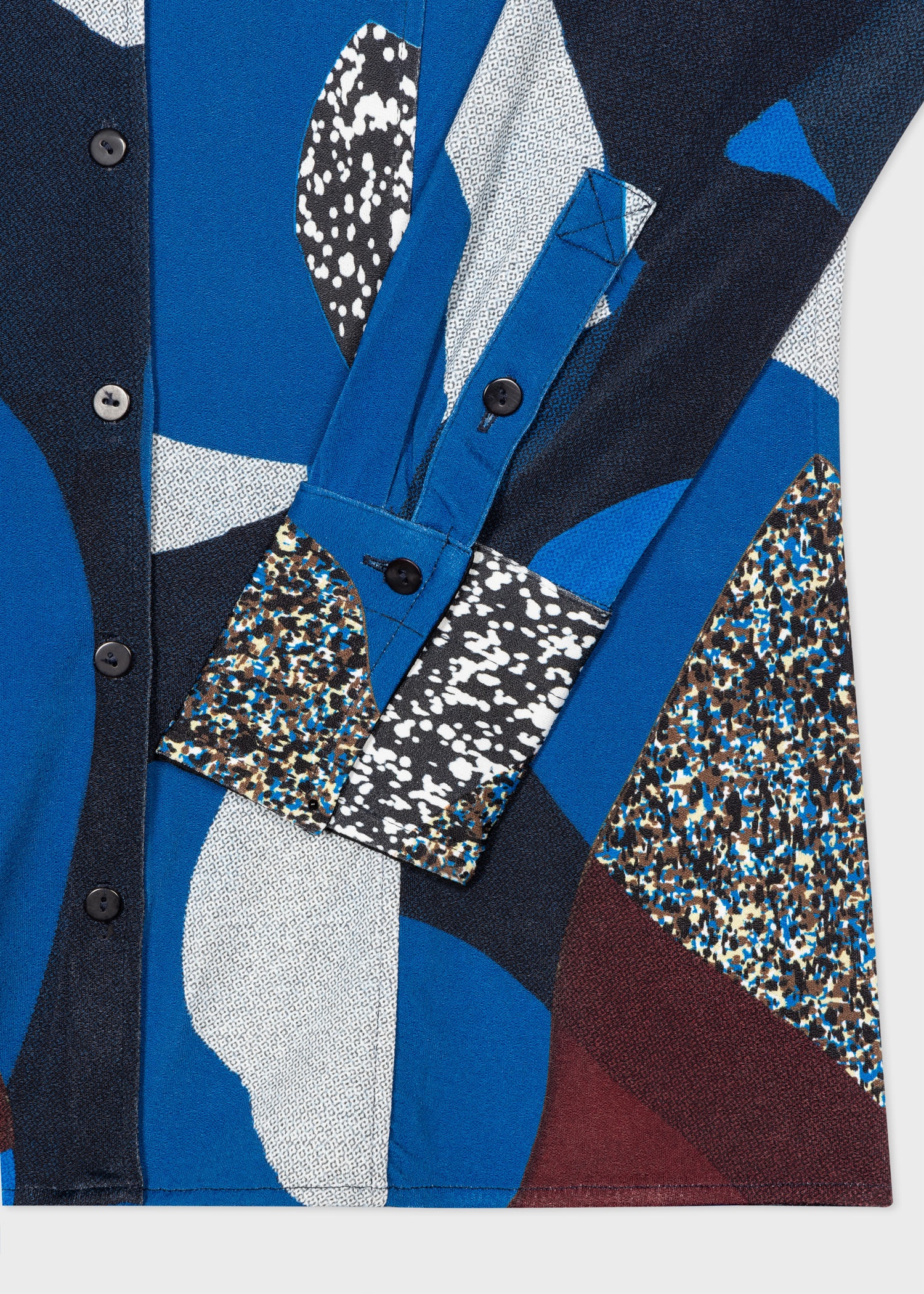Blue 'Botanical Collage' Jersey Shirt - 2