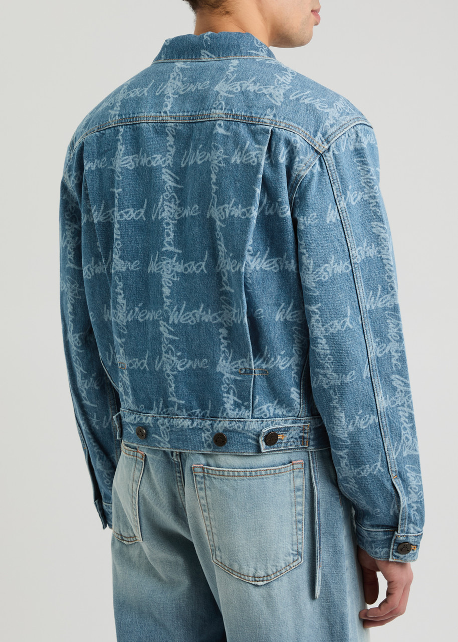 Vivienne Westwood Marlene Printed Denim Jacket - 3